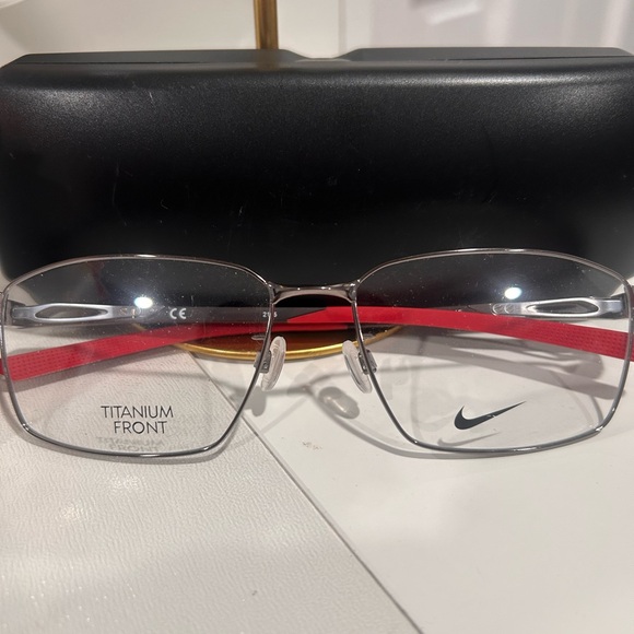 Nike 6083AF titanium metal eyewear